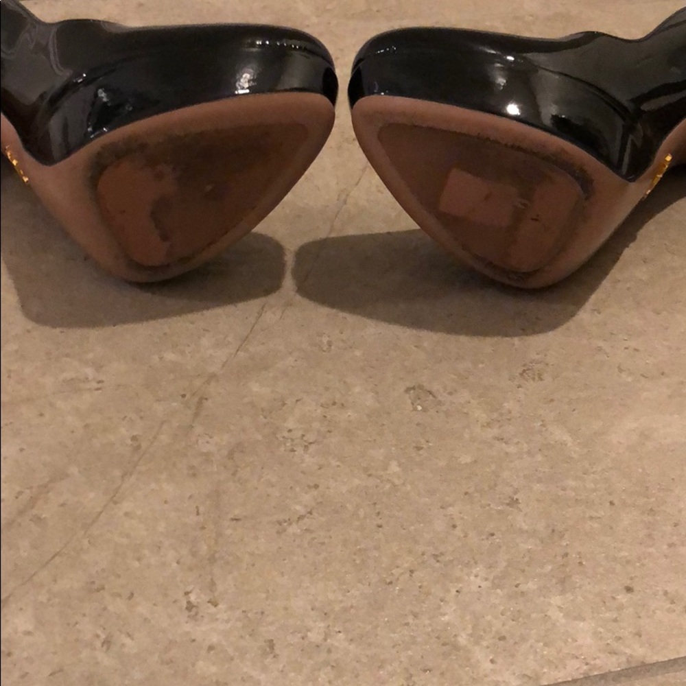 Authentic Prada Vernice Basic Patent Nero 37.5 - image 7